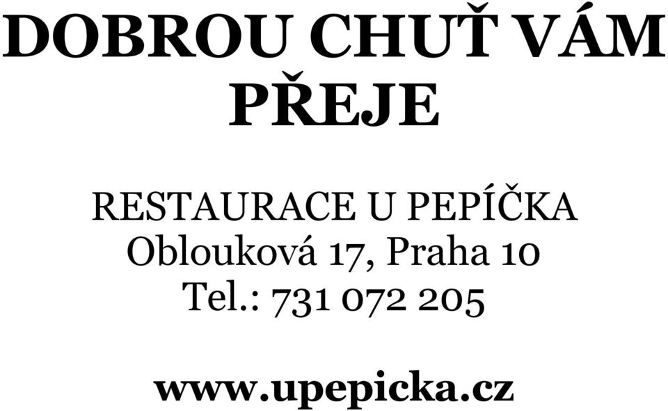 Oblouková 17, Praha 10