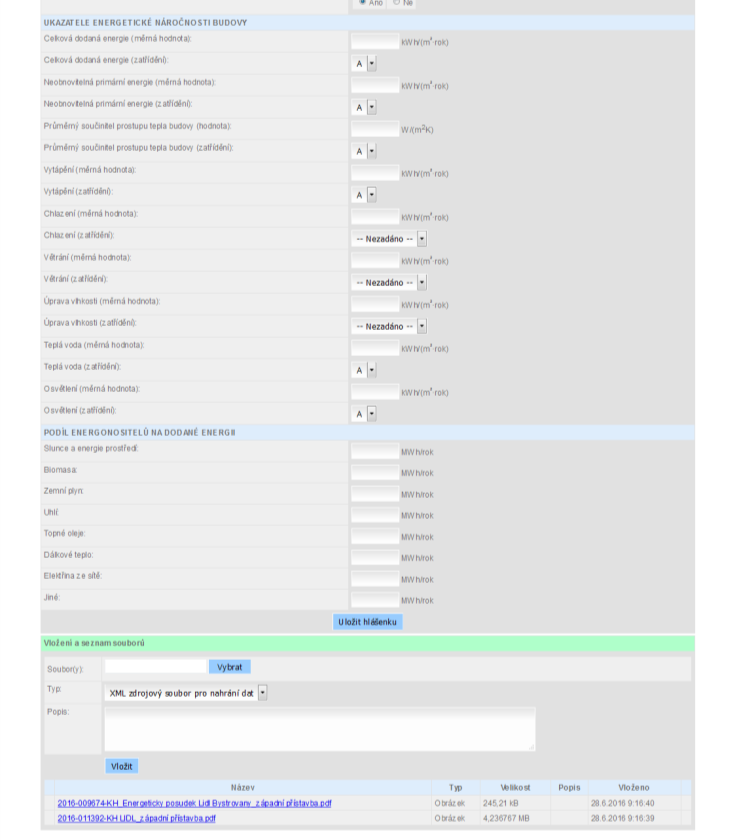 Hlášenky ENEX S technickými daty již pomůže export souboru XML V DEKSOFT uděláte