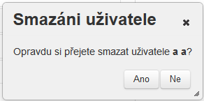 13 Správa přístupu 13.1 Nový uživatel Tato funkce přidá nového uživatele do aplikace Dante Web a je dostupná jenom pro registrované uživatele.