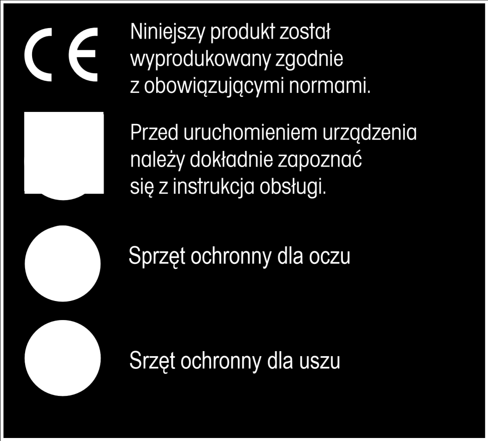 PL 82 Producent nie ponosi odpowiedzialności za wypadki lub szkody powstałe w wyniku nie stosowania się do niniejszej