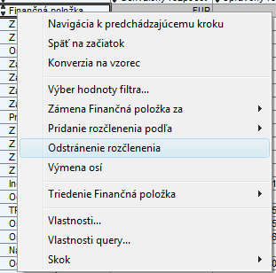 Obr.8 kontextové menu Ako bolo už spomínané, možnosti navigácie sú taktiež prístupné cez kontextové menu (vyvoláme ho kliknutím pravého tlačidla myši na príslušný objekt obr.8).