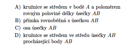 Tematický Geometrie v rovině a prostoru M-9-3-05 Ţák vyuţívá pojem mnoţina všech bodů dané vlastnosti k charakteristice útvaru a k řešení polohových a nepolohových konstrukčních úloh 1.