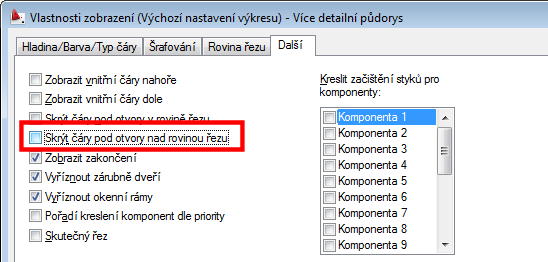 z verzí předcházející 2010 použijte úpravu nastavení v zobrazení půdorysu stěn - zrušení parametru Skrýt