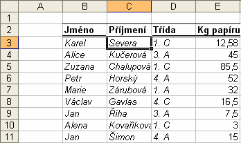 MS Office 2003 Horní ohraničení Ohraničení mezi řádky Dolní ohraničení Ohraničení vlevo Šikmé ohraničení ; Styl čáry Ohraničení vpravo Ohraničení mezi sloupci Barva čáry Na kartě Zámek jsou volby