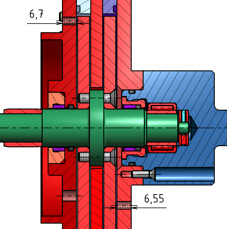 PŘÍLOHA II Příloha II II Kontrola správného sestavení MR spojky Po každém smontování je důležité zkontrolovat správnost polohy rotoru vůči statoru, tedy správnost velikosti pracovní mezery.