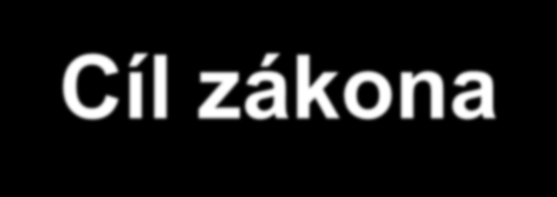 Cíl zákona Zjednodušení administrativy výrobců, dovozců a distributorů Větší odpovědnost výrobců