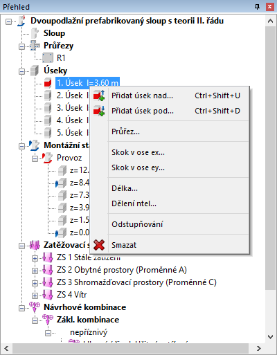 Úvodní příklad BEST beton Statický systém / geometrie Při typu zadání [n xds] se programem spočtené nutné plochy výztuže v tabulce rekapitulace výsledků zpětně přepočítávají na nutný počet prutů