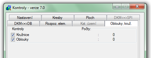 Nastavení rzpznatelnsti elementů - vztahuje se puze ke kntrle rzpznatelnsti elementů.