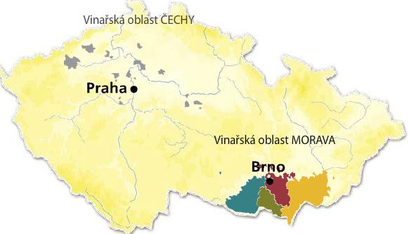 Vinařská oblast Morava a Malokarpatská vinohradnícka oblasť Vinařská oblast Morava Vinárských obcí 311 Plocha vinic 17 979 ha Počet pěstitelů 18 139