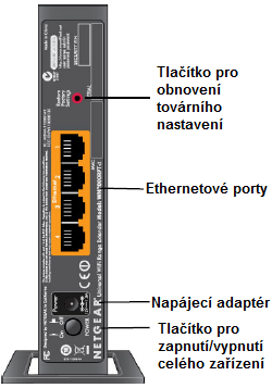 Obrázek 1. Popis zadního panelu Jak extender funguje? Extender představuje pomyslný most mezi bezdrátovým routerem a počítačem nebo bezdrátovým zařízením mimo standardní dosah Wi-Fi signálu.