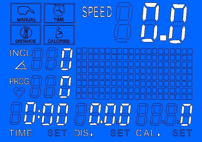 Displej, pokud je vložen bezpečnostní klíč (Obrázek 3): DISPLEJ OVLÁDACÍHO PANELU: Displej LCD 10 zobrazuje parametry a jejich hodnotu.