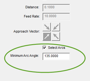 Možnosti -> Výchozí NC -> Správa děr Nastavení poskytuje kontrolu nad