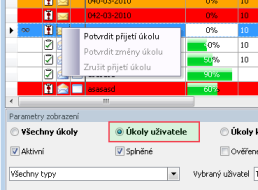 V panelu text události lze nastavit informace, které se budou zobrazovat přímo v události kalendáře.