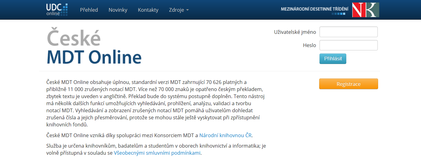 ELEKTRONICKÁ VERZE MDT