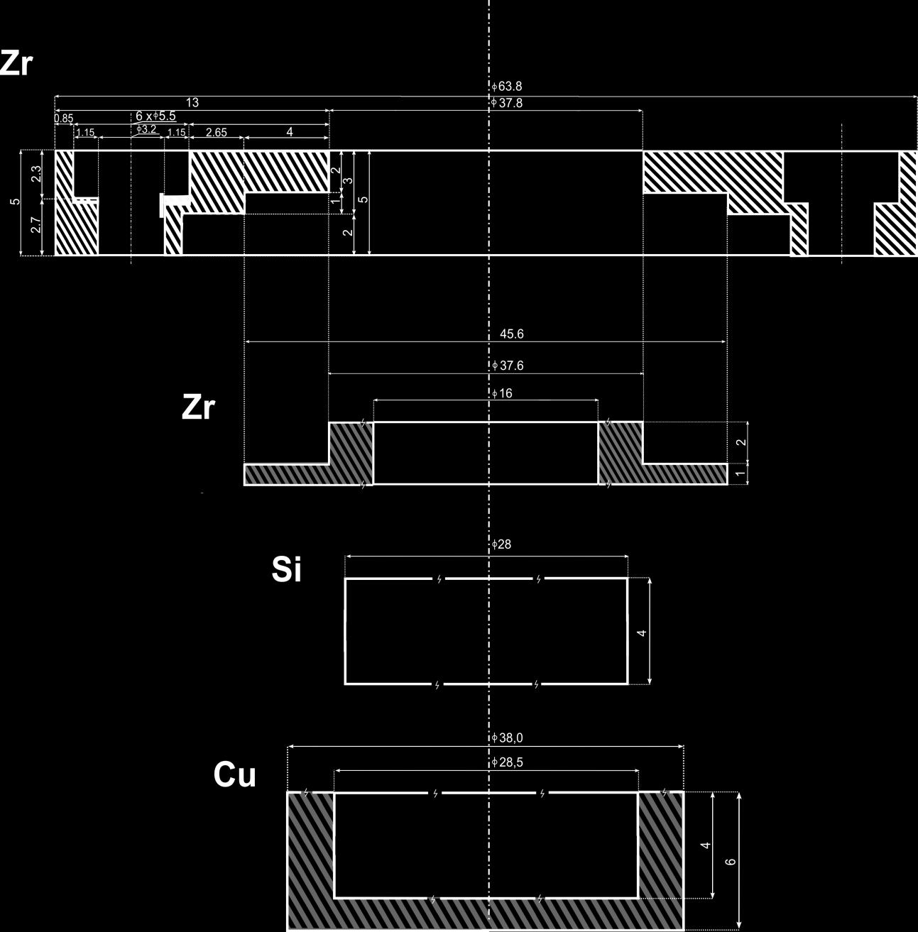 Magnetronový výbojový proud byl řízen duty cycle τ/t, kde τ označuje délku pulzu a T = 1/f r udává obnovovací frekvenci pulzů.