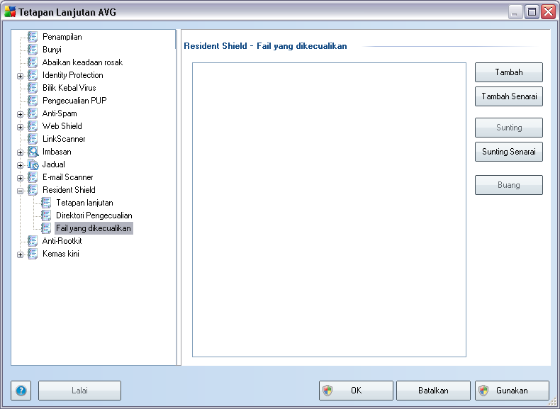 dipilih Edit senarai membenarkan anda mengedit senarai folder Buang laluan membenarkan anda memadam laluan ke folder yang dipilih dari senarai 9.13.