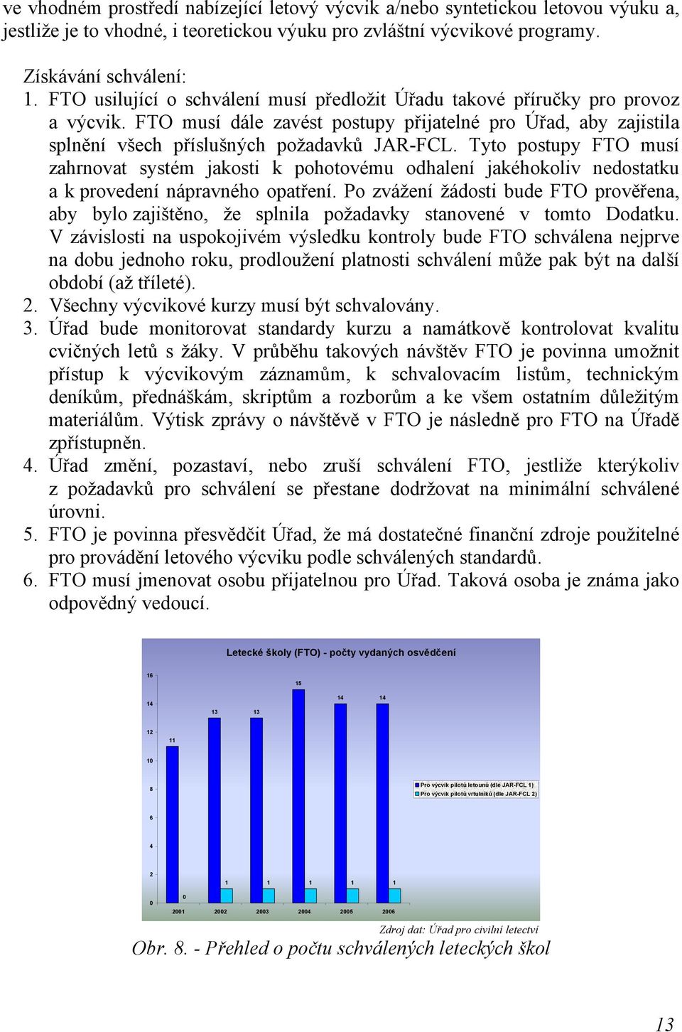 Tyto postupy FTO musí zahrnovat systém jakosti k pohotovému odhalení jakéhokoliv nedostatku a k provedení nápravného opatření.