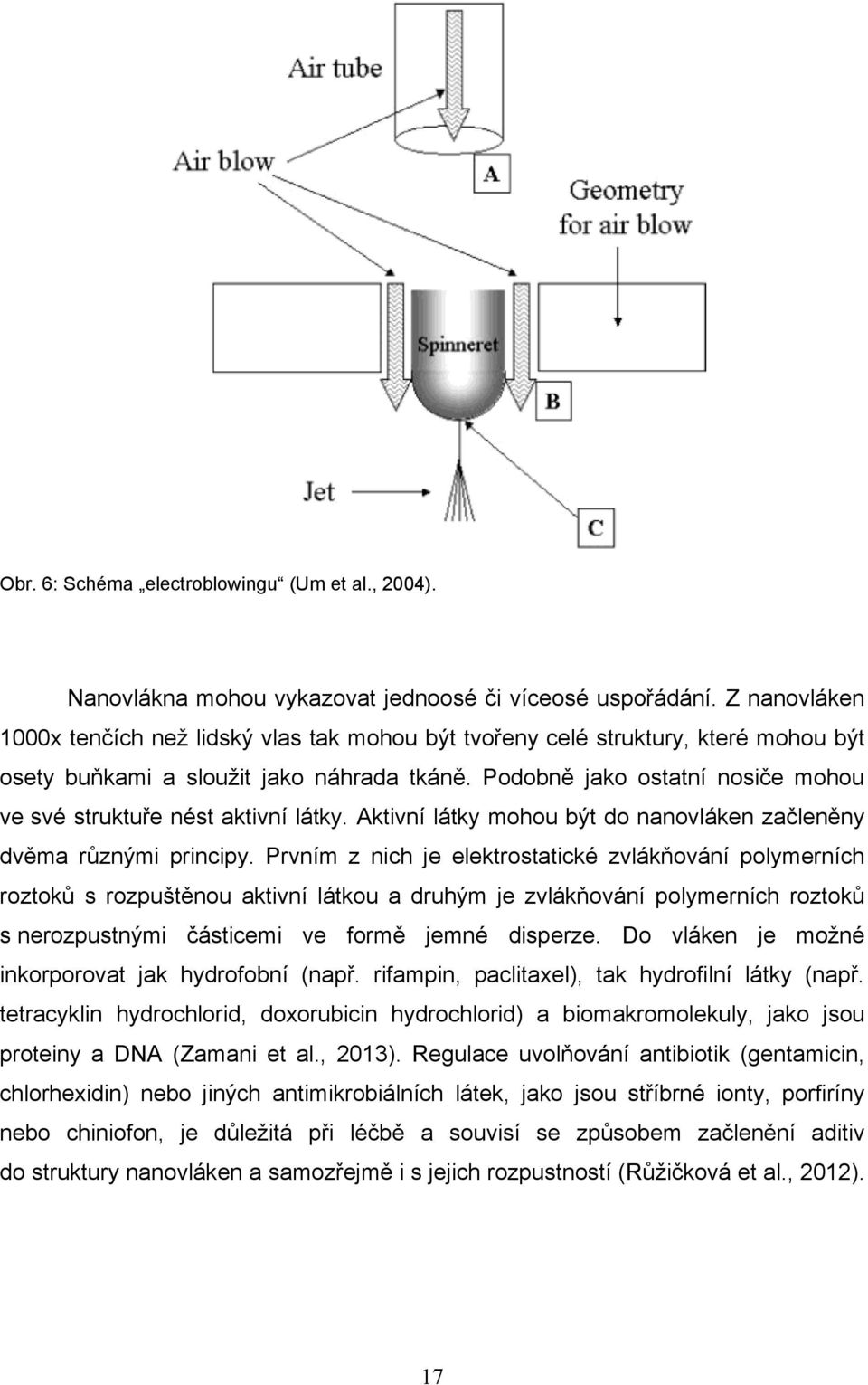 Podobně jako ostatní nosiče mohou ve své struktuře nést aktivní látky. Aktivní látky mohou být do nanovláken začleněny dvěma různými principy.