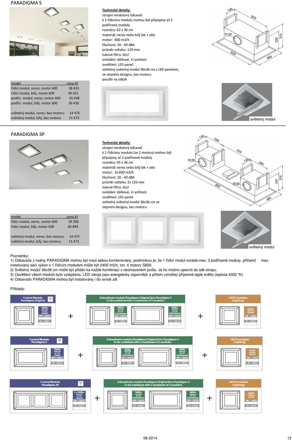 20-40 dba průměr odtahu: 120 mm osvětlení: LED panel volitelný světelný modul 36x36 cm s LED panelem, ve stejném designu, bez motoru použití na odtah světelný modul, nerez, bez motoru 14 475 světelný