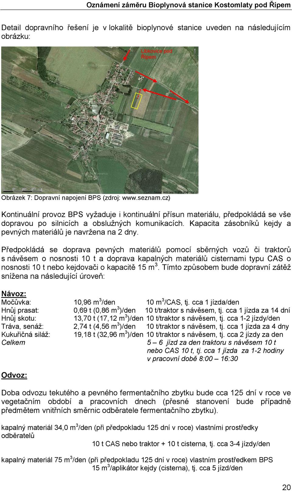 Kapacita zásobníků kejdy a pevných materiálů je navržena na 2 dny.