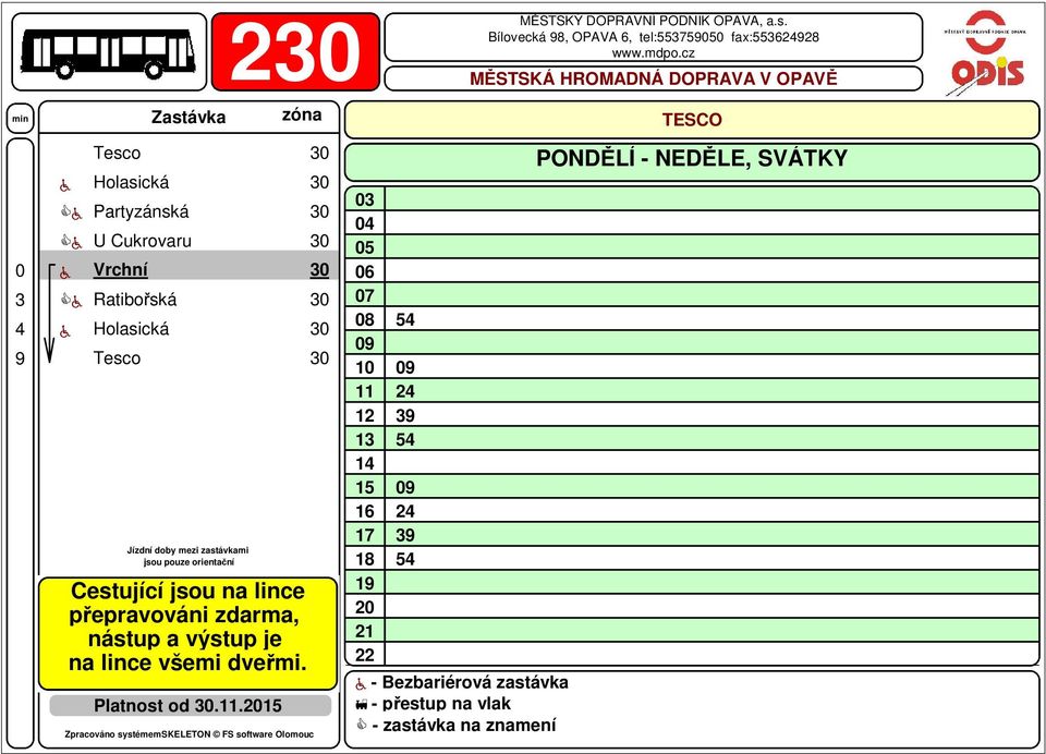 Holasická 3 Platnost od 3.