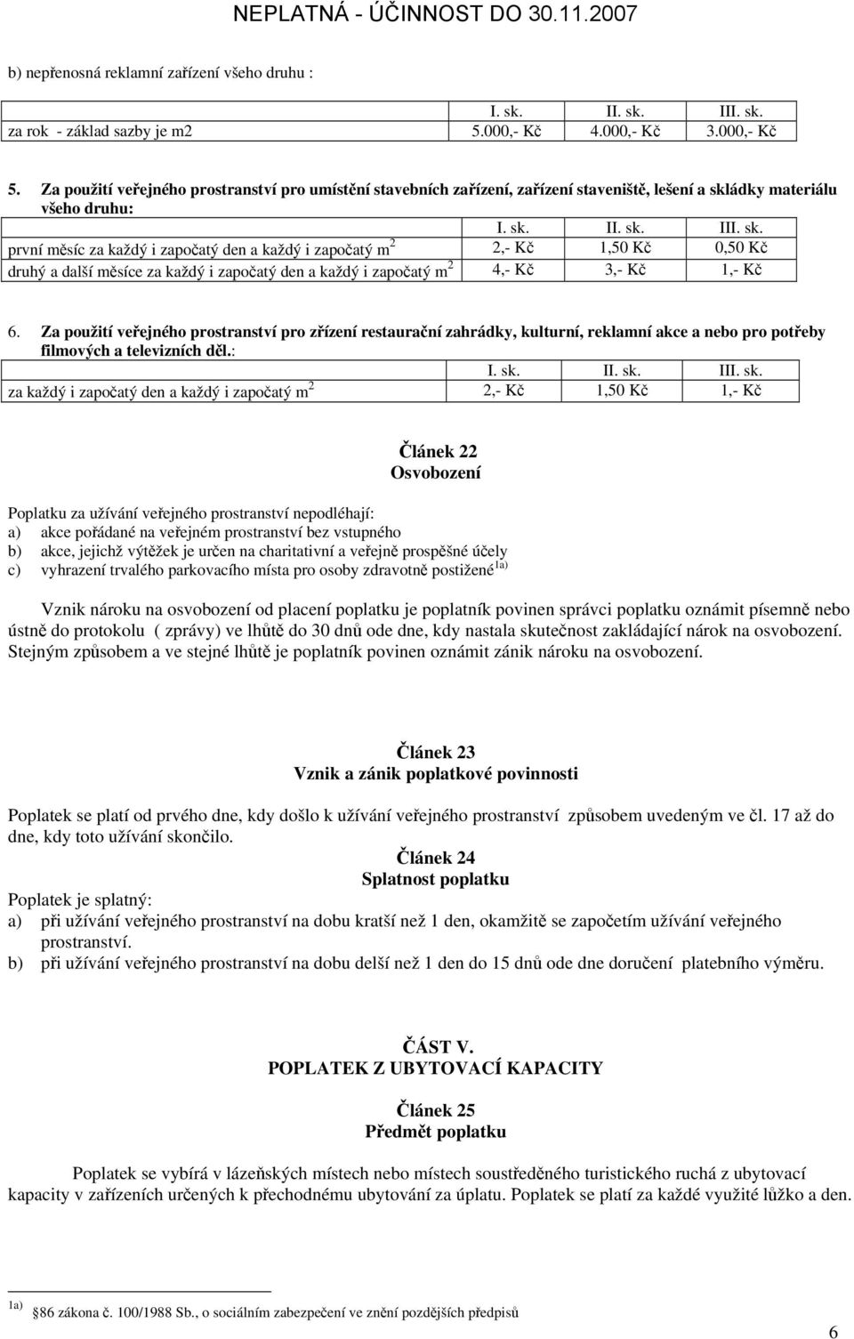 ádky materiálu všeho druhu: I. sk.