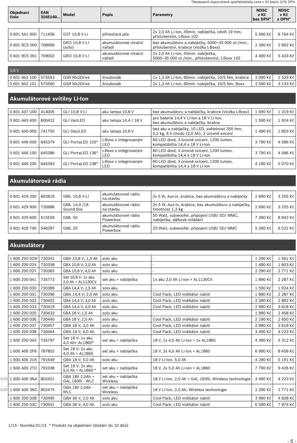 45min. nabíječka, zdvih 19 mm, příslušenství, L-Boxx 102 bez akumulátoru a nabíječky, 5000 35 000 ot./min., příslušenství, krabice (vložka L-Boxx) 2x 2,0 Ah Li-Ion, 45min. nabíječka, 5000 35 000 ot.