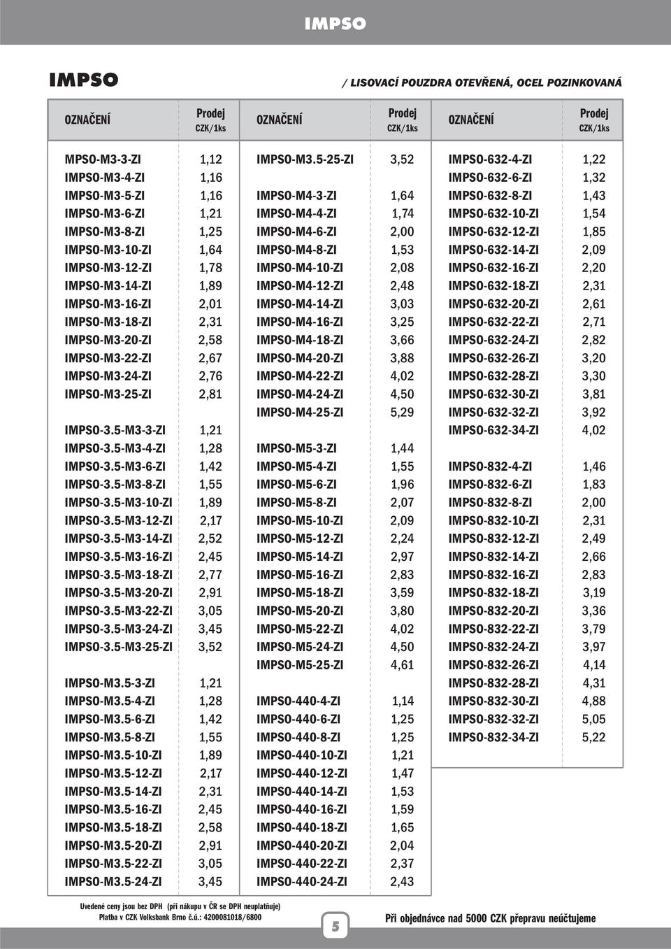 5-M3-14-ZI IMPSO-3.5-M3-16-ZI IMPSO-3.5-M3-18-ZI IMPSO-3.5-M3-20-ZI IMPSO-3.5-M3-22-ZI IMPSO-3.5-M3-24-ZI IMPSO-3.5-M3-25-ZI IMPSO-M3.5-3-ZI IMPSO-M3.5-4-ZI IMPSO-M3.5-6-ZI IMPSO-M3.5-8-ZI IMPSO-M3.