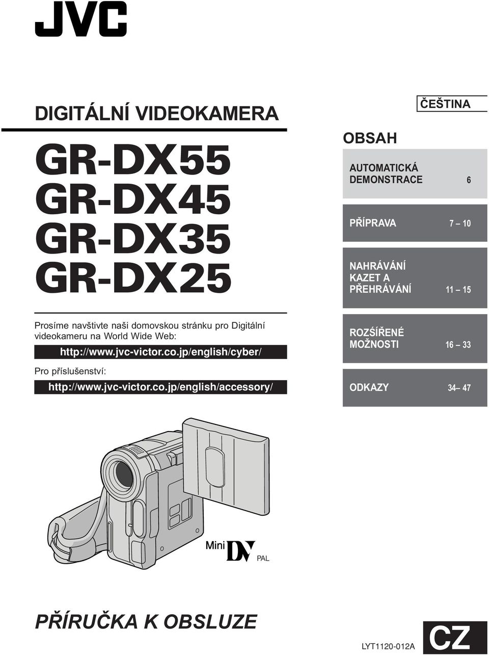 videokameru na World Wide Web: http://www.jvc-victor.co.