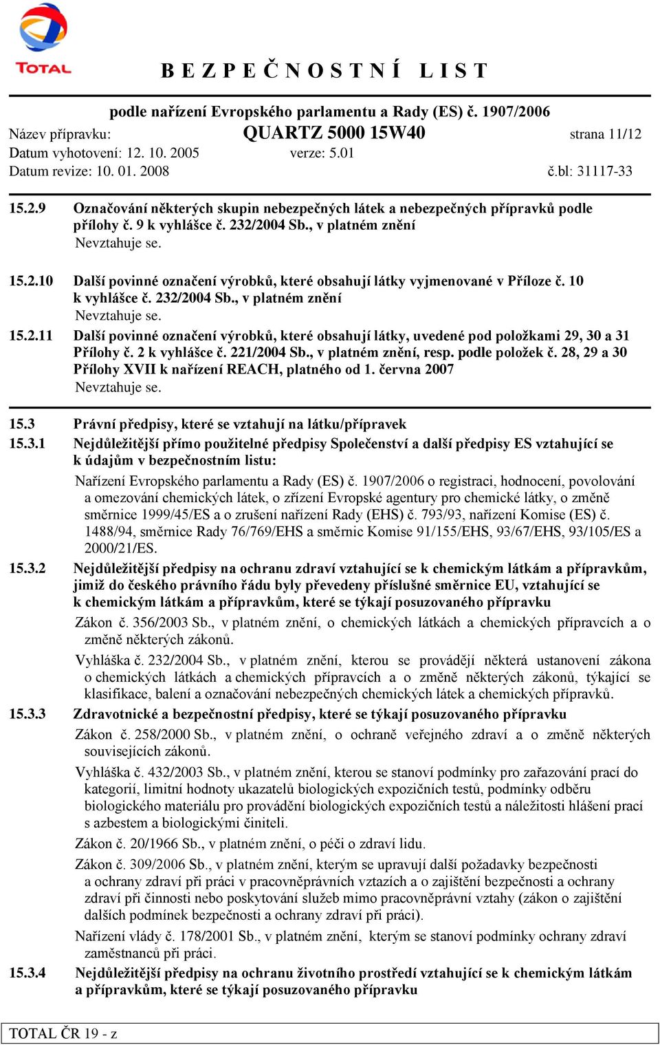 , v platném znění, resp. podle poloţek č. 28, 29 a 30