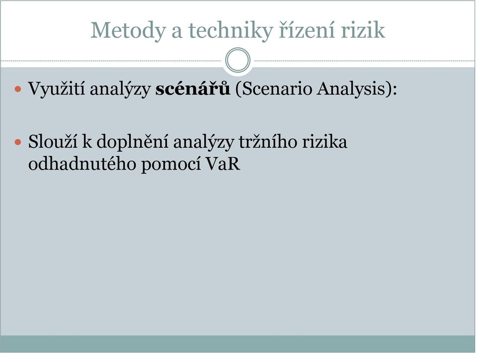 Analysis): Slouží k doplnění