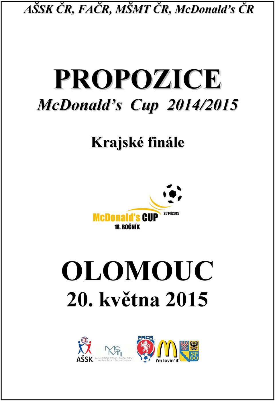 McDonald s Cup 2014/2015