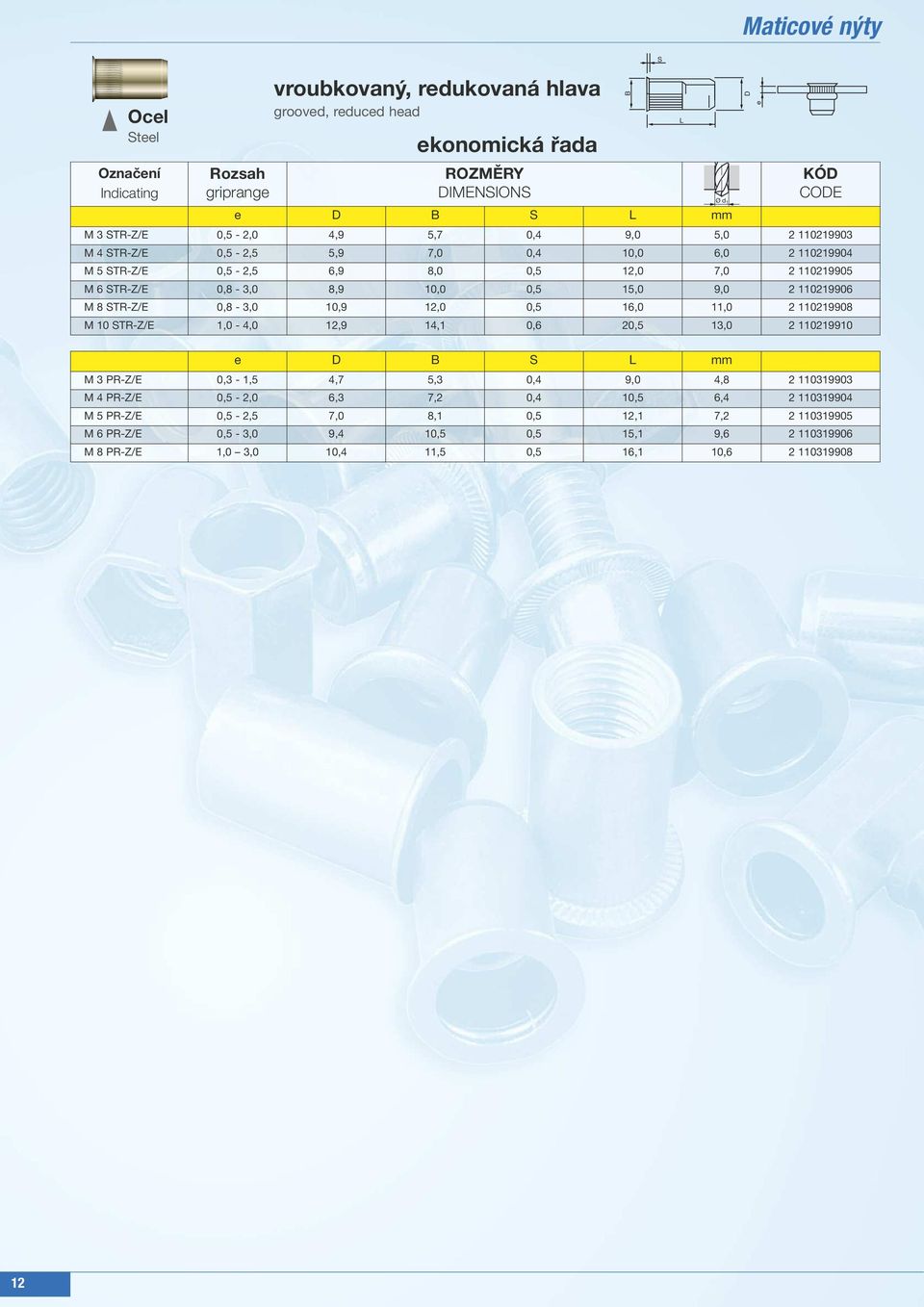 110219908 M 10 TR-Z/E 1,0-4,0 12,9 14,1 0,6 20,5 13,0 2 110219910 mm M 3 PR-Z/E 0,3-1,5 4,7 5,3 0,4 9,0 4,8 2 110319903 M 4 PR-Z/E 0,5-2,0 6,3 7,2 0,4 10,5 6,4 2