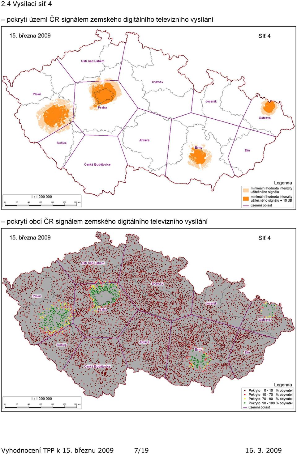 obcí ČR signálem zemského digitálního televizního