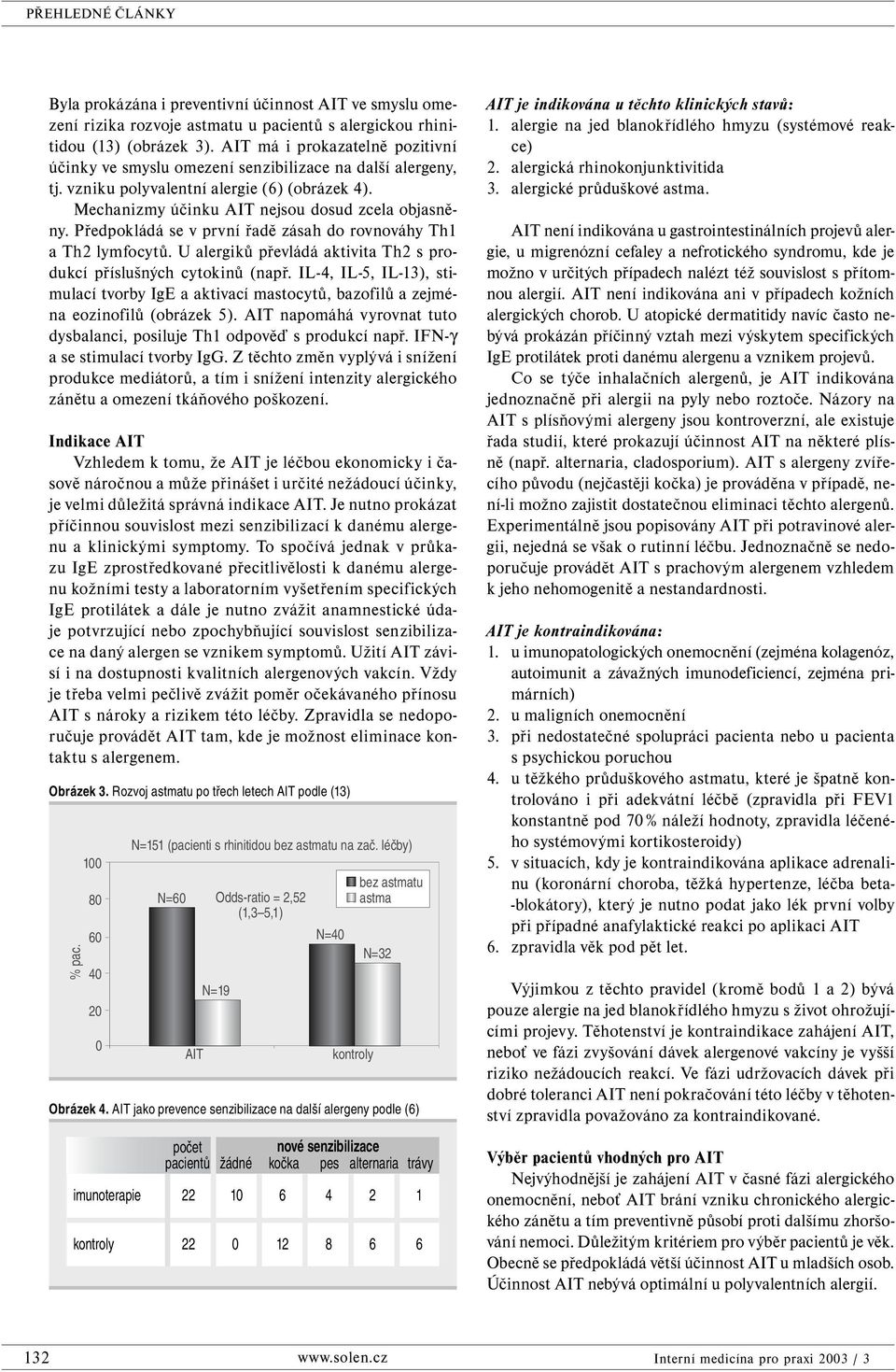 Předpokládá se v první řadě zásah do rovnováhy Th1 a Th2 lymfocytů. U alergiků převládá aktivita Th2 s produkcí příslušných cytokinů (např.