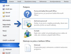 Začíname pracovať s programom Word 2010 Ak ste dlho používali program Microsoft Word 2003, určite vás bude zaujímať, kde sa príkazy a tlačidlá panelov s nástrojmi programu Word 2003 nachádzajú v