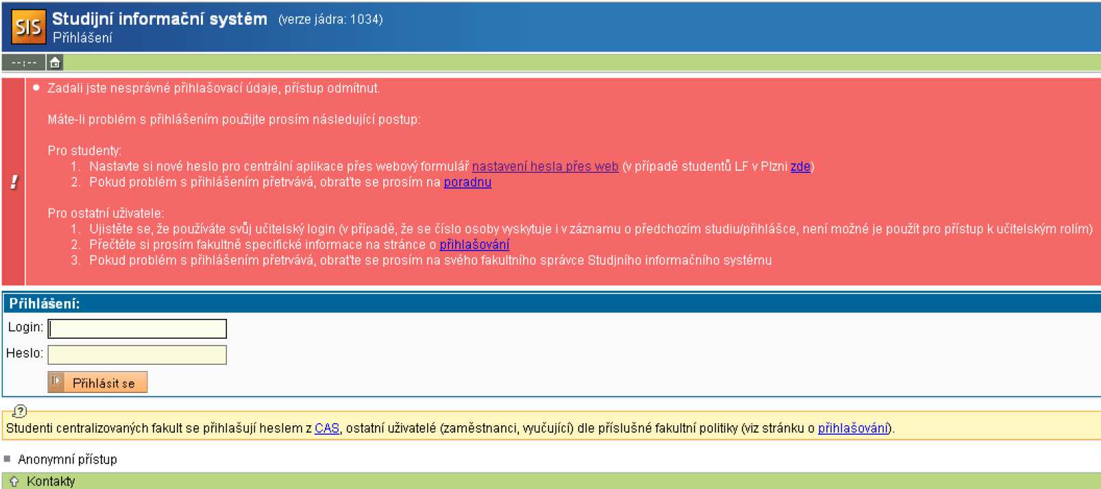 1. KONTROLA SPLNĚNÍ PODMÍNEK PRO POSTUP DO DALŠÍHO ROČNÍKU (NUTNÉ POŽÁDAT NEJPOZDĚJI DO 15. 9. 2014) 1.