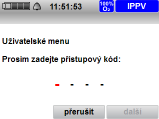 5 Nastavení menu 5 Nastavení menu 5.1 Navigování v uživatelském menu 1. Zapnout přístroj. Objeví se startovací menu. 2. Krátce stisknout tlačítko menu. 3.