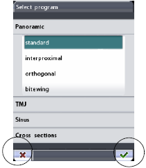 OVLÁDACÍ PANEL 8 OVLÁDACÍ PANEL 8.1 Všeobecně Obsah obrazovky je závislý od konfigurace přístroje. V manuálu jsou obrázky z přístroje, který je vybaven všemi programy.