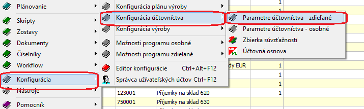 3.6. Nastavenie rady pre doklady vytvorené na základe prijatej platby Daňový doklad na základe prijatej platby v prijatom plnení (došlé faktúry) vo Vision32 sa vytvára ako nový daňový doklad.