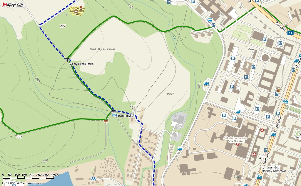 S vrstevnicemi se můžeme setkt především n turistických mpách, kde vrstevnice (obvykle šedé křivky) reprezentují množiny bodů se stejnou ndmořskou výškou.