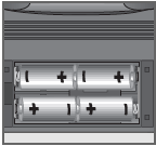 Zapojte síťový kabel do zásuvky ve zdi (230 V~, 50/60 Hz). Pokud je přístroj napájen ze sítě a současně jsou v něm vloženy baterie, přístroj si bere energii pouze ze sítě.