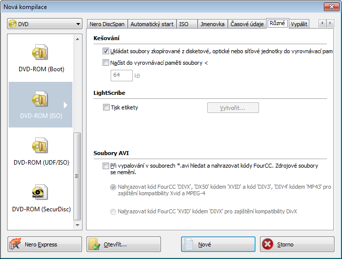LightScribe 8 LightScribe Pomocí Nero Burning ROM a vypalovačky LightScribe můžete vytvořit nebo načíst štítky, které vypálíte na štítkovou stranu CD/DVD ve vypalovačce LightScribe.