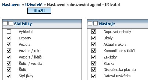 je pochopitelně třeba potvrdit uložením pomocí tlačítka OK. Uživatel pak odebranou funkcionalitu vůbec neuvidí v nabídce a nebude si ji moct povolit ani v nastavení.