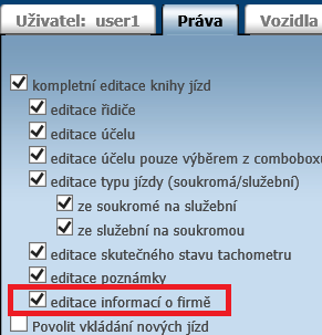 Uživatel zde může například zadat činnost, kterou prováděl v navštívené firmě. Upozornění: Nastavení Interakce je možné jen při zatrhnuté položce Vlastní místa - firma v Nastavení/Firma.