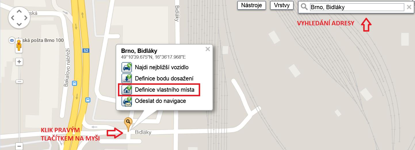 Zde je dobré - vyexportujte současná vlastní místa do CSV formátu a tento soubor uložte u sebe v počítači. - v tomto souboru změňte seznam vlastních míst.