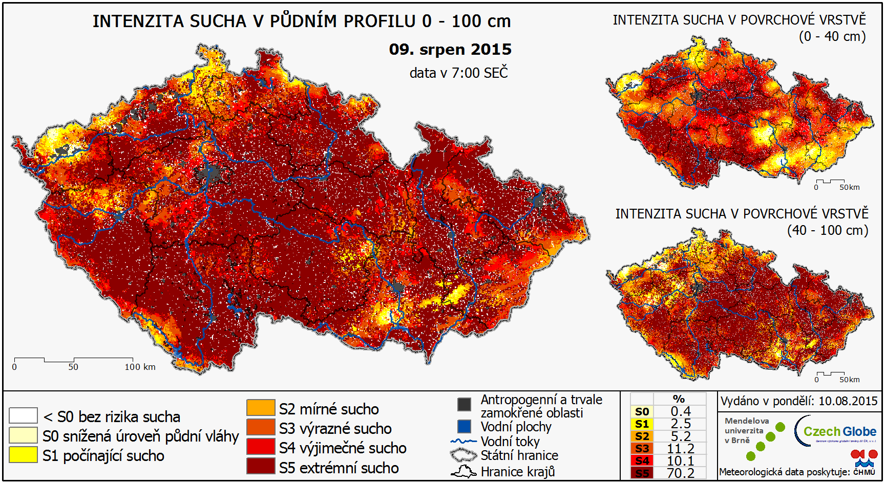 Obrázek č. 8 Stav sucha k 5. 7.