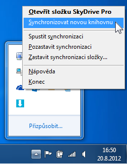 6 OneDrive 47 OneDrive Pro umožňuje synchronizovat osobní knihovnu dokumentů a jakékoliv další knihovny dokumentů týmových webů.