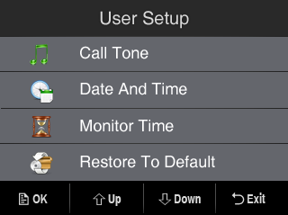 -11- Nastavení času monitorování Zvolte položku Tools v hlavní nabídce, vyberte User Setup ->>Monitor Time. Změňte hodnotu dotykem tlačítka / vzestupně/sestupně a potvrďte stiskem tlačítka Memo.