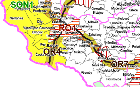 Pro rozhodování o změnách v území jsou v této dokumentaci stanoveny podmínky podporovat vyvážený rozvoj v návaznosti na potřeby rozvoje podnikatelských ploch a řešení infrastruktury (zejména